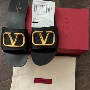 Valentino V Logo Sandal